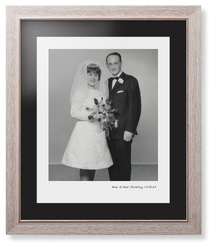 Modern Gallery of One Portrait Framed Print, Rustic, Modern, Black, Black, Single piece, 16x20, Multicolor