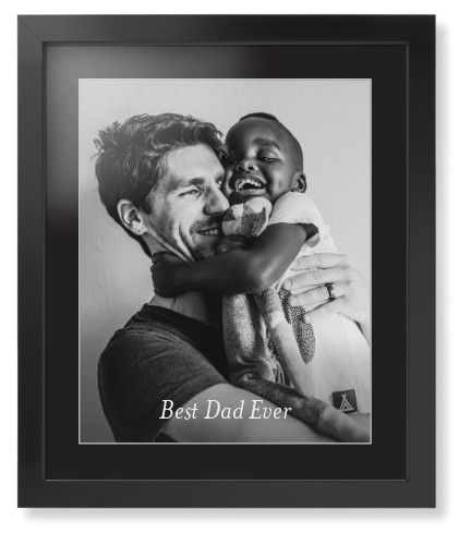 Gradient Portrait Framed Print, Black, Contemporary, White, Black, Single piece, 16x20, White