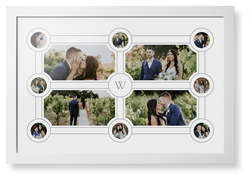 Vintage Family Tree Framed Print, White, Contemporary, None, None, Single piece, 20x30, White, white