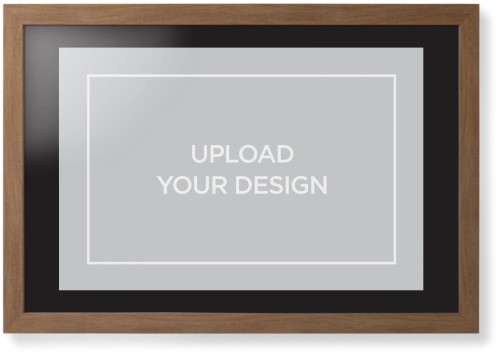 Upload Your Own Design Framed Print, Natural, Contemporary, None, Black, Single piece, 20x30, Multicolor