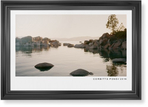 Modern Gallery Framed Print, Black, Classic, None, None, Single piece, 20x30, White, white