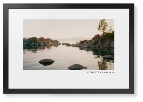 Modern Gallery Framed Print, Black, Contemporary, None, White, Single piece, 20x30, White