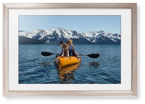 Photo Gallery Landscape Framed Print, Metallic, Modern, Black, White, Single piece, 20x30, Multicolor, multi