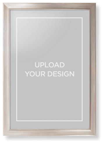 Upload Your Own Design Portrait Framed Print, Metallic, Modern, None, None, Single piece, 20x30, Multicolor, multi