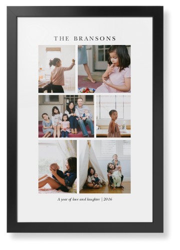 Gallery Montage of Memories Framed Print, Black, Contemporary, None, None, Single piece, 20x30, White, white