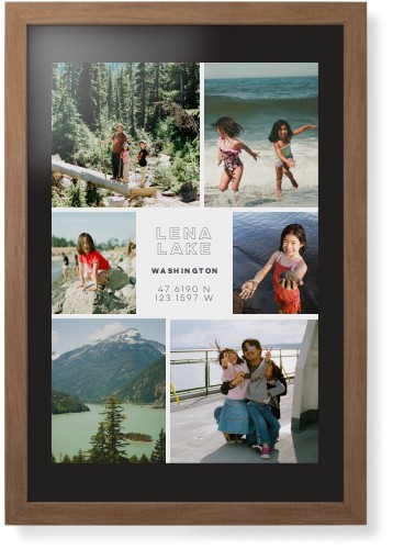 Modern Adventure Gallery Of Six Framed Print, Natural, Contemporary, Black, Black, Single piece, 20x30, Multicolor