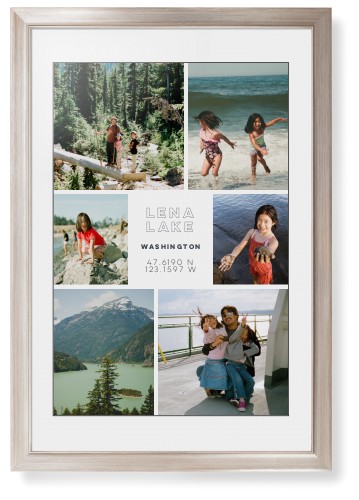 Modern Adventure Gallery Of Six Framed Print, Metallic, Modern, Black, White, Single piece, 20x30, Multicolor, multi