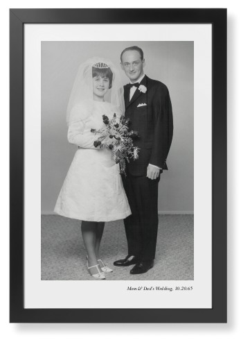 Modern Gallery of One Portrait Framed Print, Black, Contemporary, None, None, Single piece, 20x30, Multicolor, multi