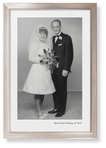 Modern Gallery of One Portrait Framed Print, Metallic, Modern, None, None, Single piece, 20x30, Multicolor, multi