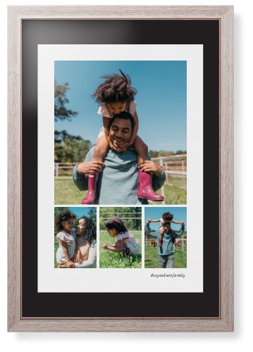 Modern Hero Gallery Of Four Portrait Framed Print, Rustic, Modern, None, Black, Single piece, 20x30, Multicolor, multi