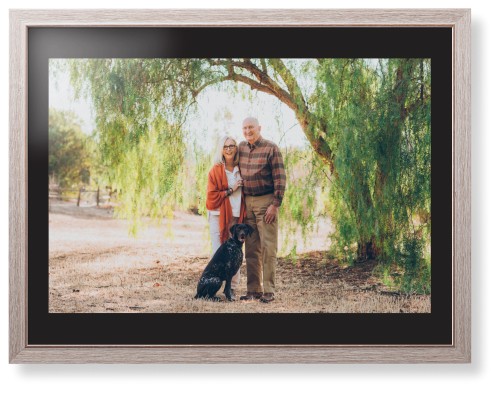 Landscape Photo Gallery Framed Print, Rustic, Modern, Black, Black, Single piece, 24x36, Multicolor, multi