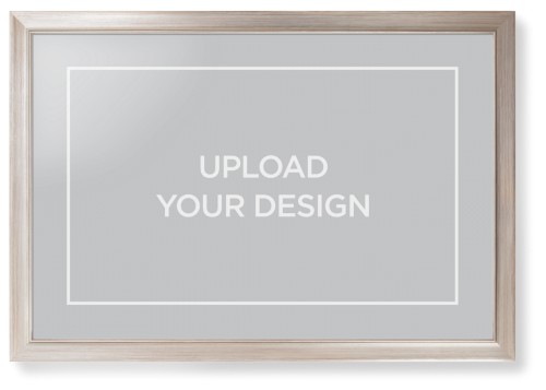 Upload Your Own Design Framed Print, Metallic, Modern, None, None, Single piece, 24x36, Multicolor