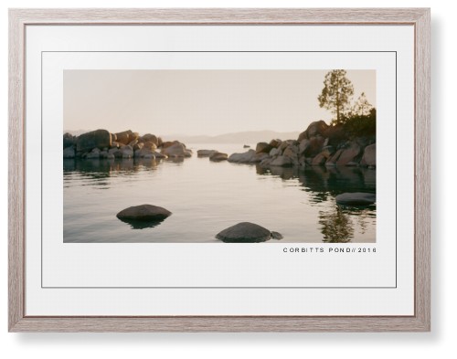 Modern Gallery Framed Print, Rustic, Modern, Black, White, Single piece, 24x36, White, white