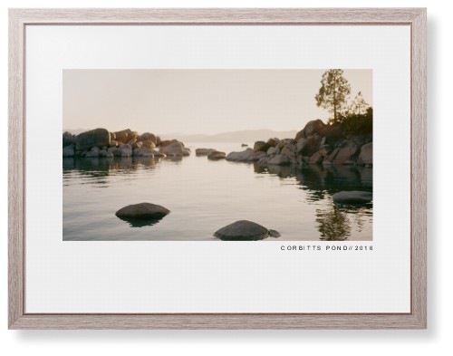 Modern Gallery Framed Print, Rustic, Modern, White, White, Single piece, 24x36, White, white
