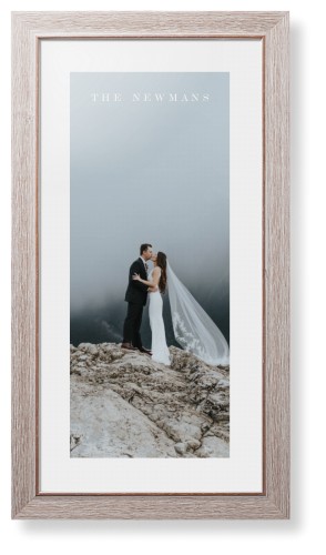 Photo Gallery Panoramic Framed Print, Rustic, Modern, White, White, Single piece, 10x24, Multicolor