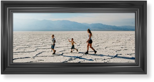 Panoramic Gallery of One Framed Print, Black, Classic, None, None, Single piece, 10x24, Multicolor