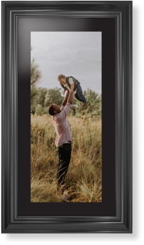 Photo Gallery Panoramic Portrait Framed Print, Black, Classic, None, Black, Single piece, 10x24, Multicolor