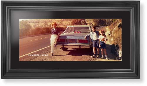 Gallery Panoramic Framed Print, Black, Classic, None, Black, Single piece, 10x24, Multicolor, multi