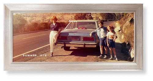 Gallery Panoramic Framed Print, Metallic, Modern, None, None, Single piece, 10x24, Multicolor, multi