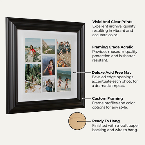 Personalized Custom Canvas Prints (Black Floating Frame, 16x20) - Turn  Photos into Stunning Framed Wall Art - Perfect for Home Decor, Gifts 