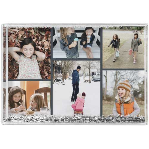 Gallery of Six Glitter Block, Multicolor, multi