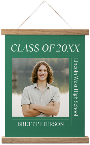 Editorial Snapshot Hanging Canvas Print, Natural, 11x14, Green, forest