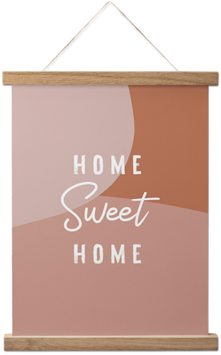 Home Sweet Abstract Hanging Canvas Print, Natural, 11x14, Multicolor