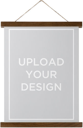 Upload Your Own Design Hanging Canvas Print, Walnut, 11x14, Multicolor