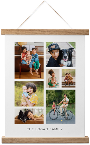 Gallery of Seven Hanging Canvas Print, Natural, 11x14, Multicolor, multi