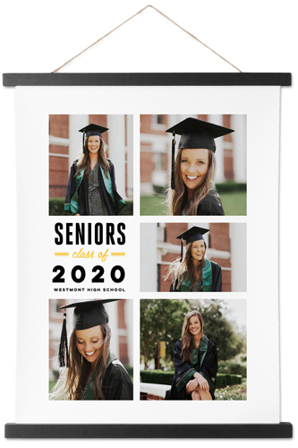 Class Of Hanging Canvas Print, Black, 11x14, White