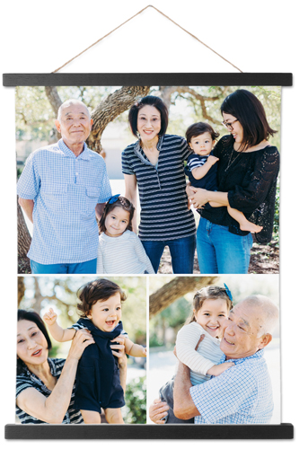 Gallery of Three Portrait Hanging Canvas Print, Black, 11x14, Multicolor, multi