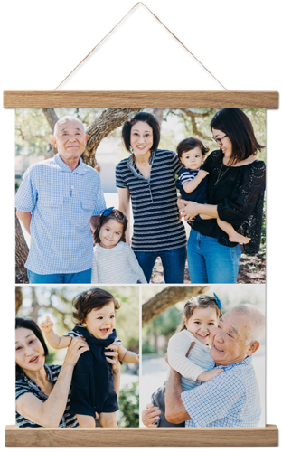 Gallery of Three Portrait Hanging Canvas Print, Natural, 11x14, Multicolor, multi