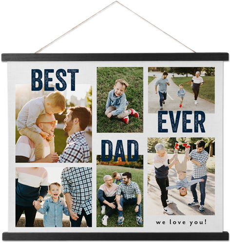 Best Collage Ever Hanging Canvas Print, Black, 16x20, Gray