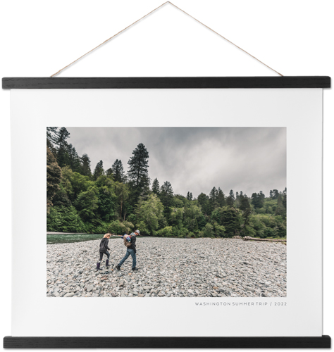Border Gallery of One Landscape Hanging Canvas Print, Black, 16x20, Multicolor