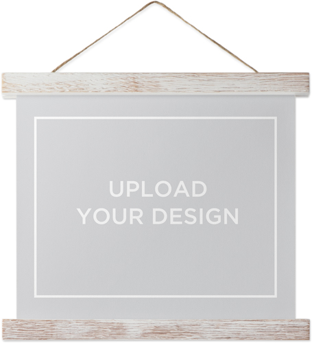 Upload Your Own Design Landscape Hanging Canvas Print, Rustic, 8x10, Multicolor