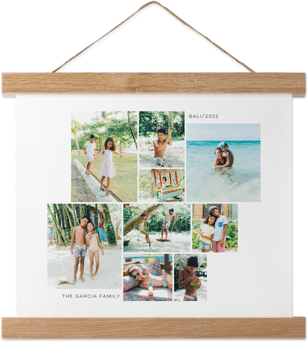 Gallery of Nine Hanging Canvas Print, Natural, 8x10, Multicolor