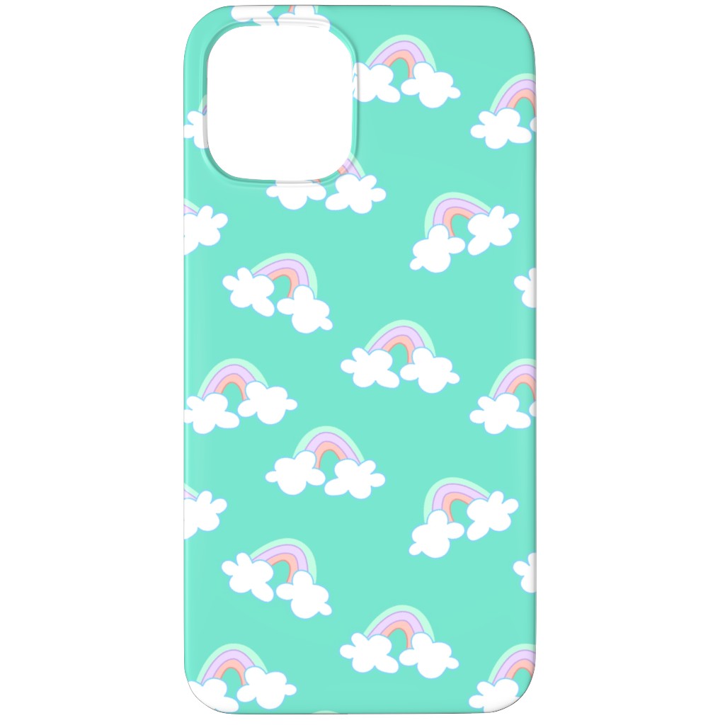 Nicola Unicorn Rainbows Phone Case, Silicone Liner Case, Matte, iPhone 11 Pro Max, Green, Boardwalk