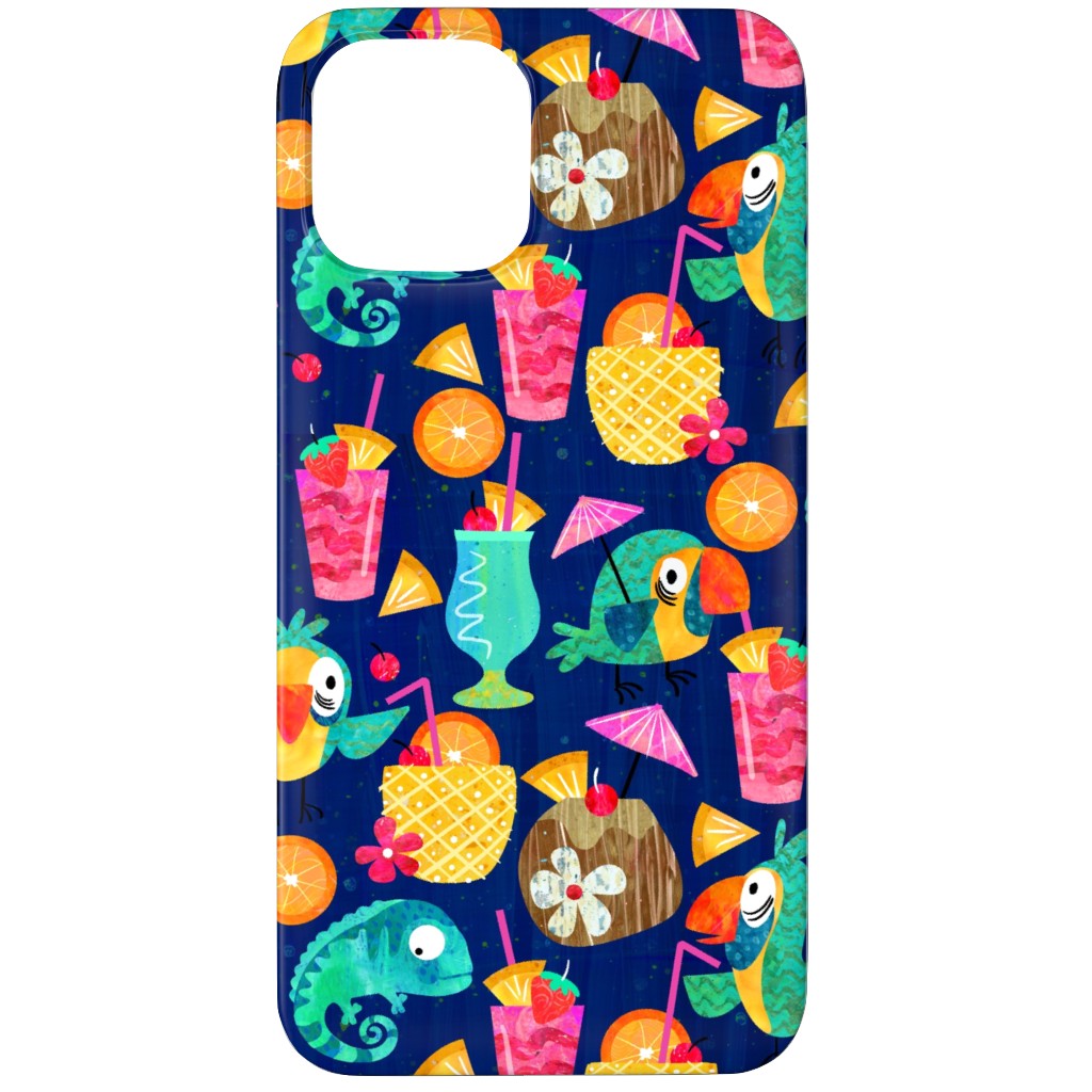 Chillaxin - Multi on Blue Phone Case, Silicone Liner Case, Matte, iPhone 11 Pro Max, Multicolor