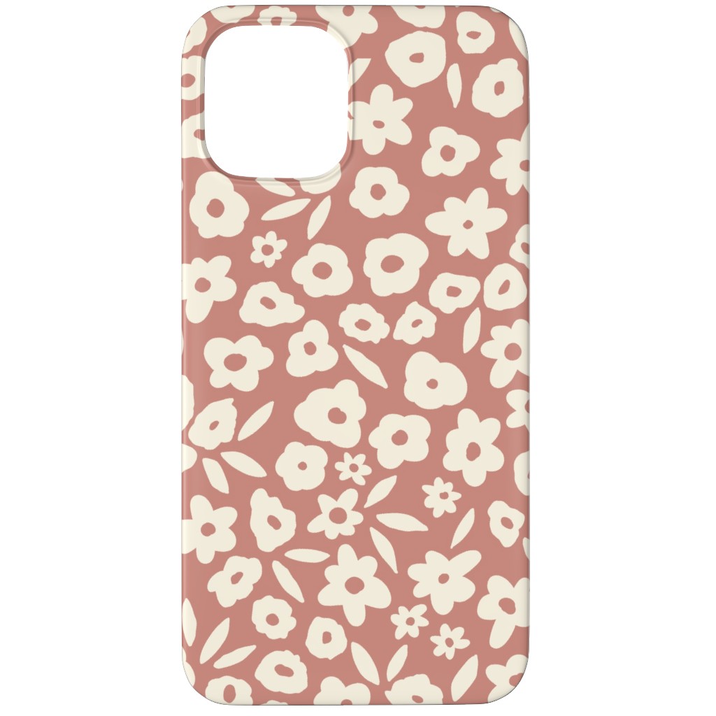 Flower Field on Cameo Rose Phone Case, Silicone Liner Case, Matte, iPhone 11 Pro Max, Pink