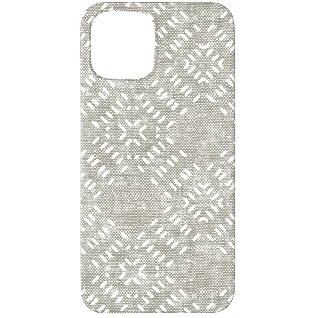 Modern Farmhouse Tile - Neutral Phone Case, Silicone Liner Case, Matte, iPhone 11 Pro Max, Gray, Gray