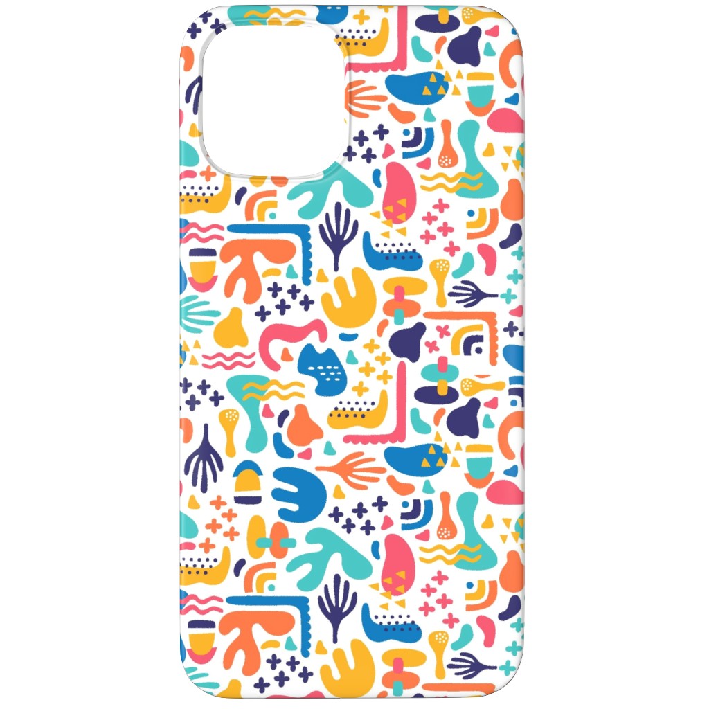 Organic Abstract Design - Multi Phone Case, Silicone Liner Case, Matte, iPhone 11 Pro Max, Multicolor
