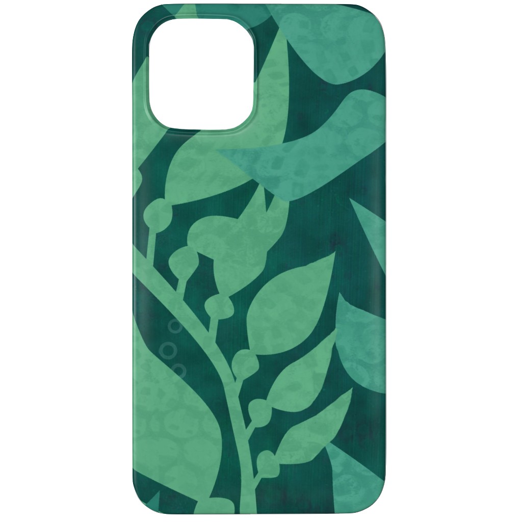Mermaid Wonderland Kelp - Green Phone Case, Slim Case, Matte, iPhone 11 Pro Max, Green