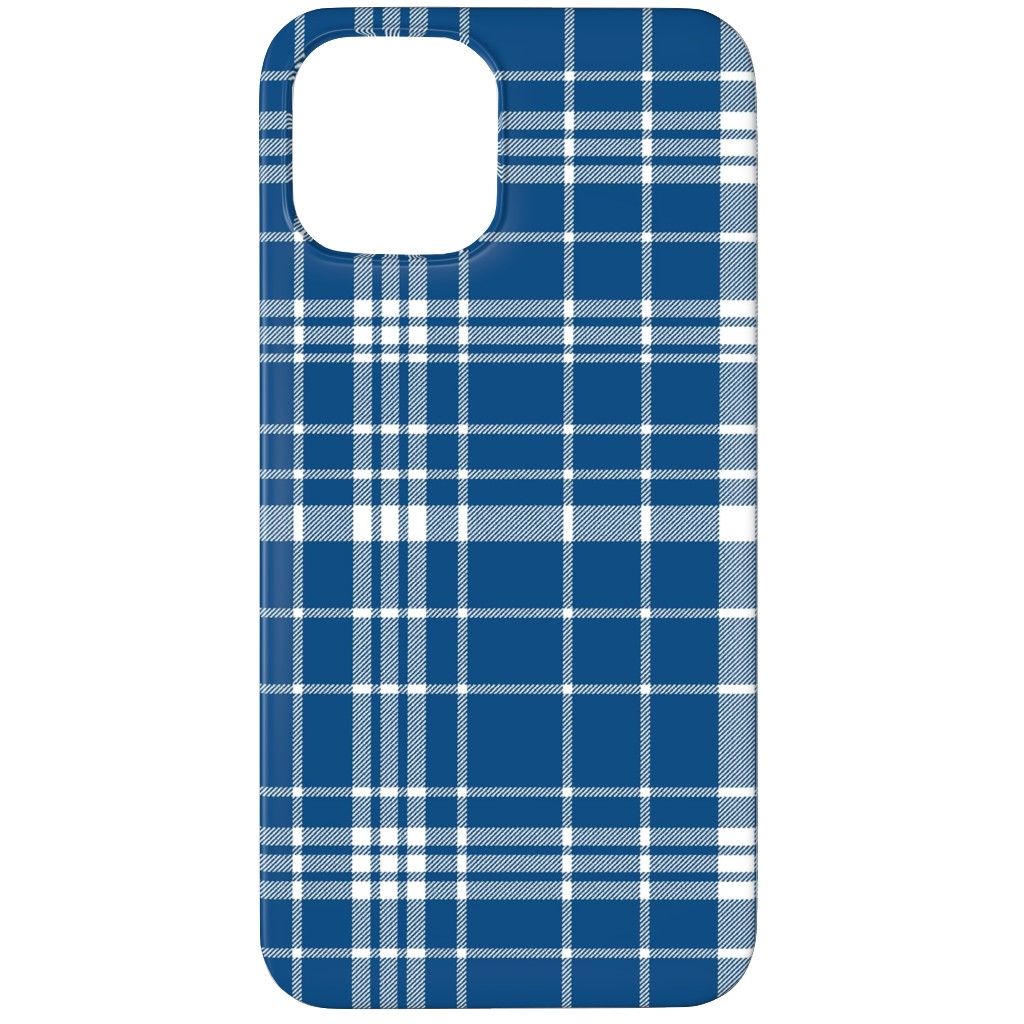 Tartan Check Phone Case, Slim Case, Matte, iPhone 11 Pro Max, Blue, Royal