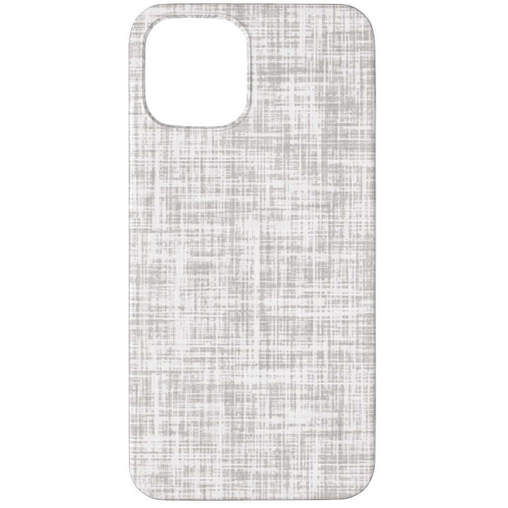 Vintage Linen Phone Case, Silicone Liner Case, Matte, iPhone 11 Pro, Gray, Smoke