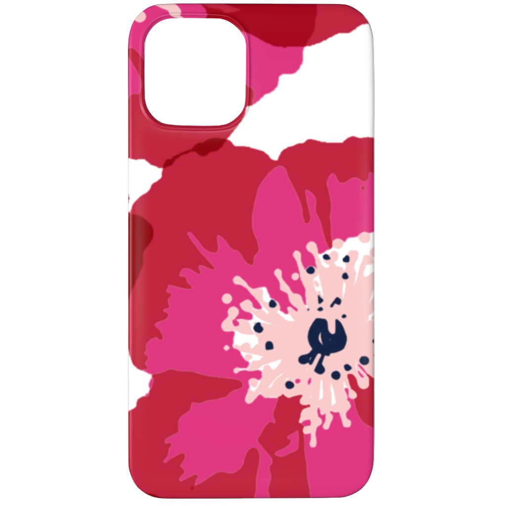 Really Big Poppies - Red Phone Case, Silicone Liner Case, Matte, iPhone 11 Pro, Pink