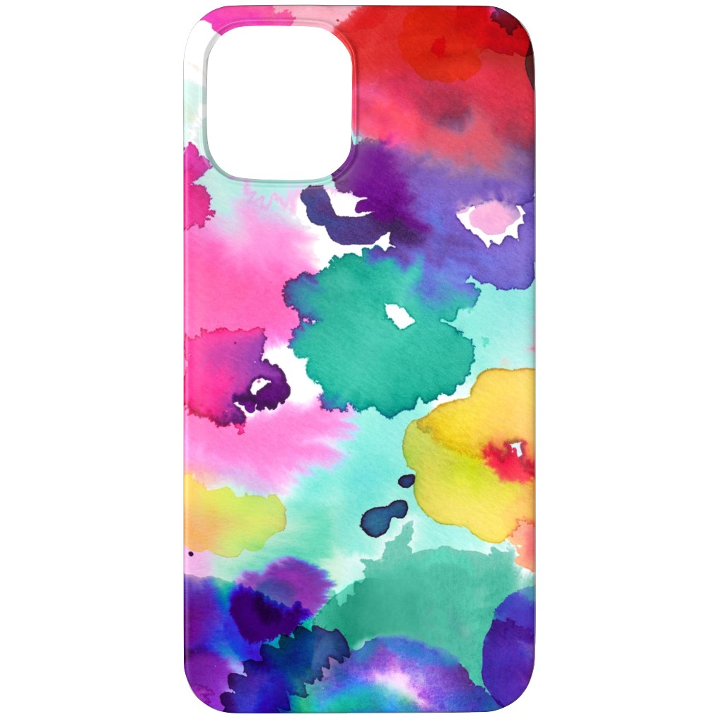 Abstract Floral Watercolor - Multi Phone Case, Silicone Liner Case, Matte, iPhone 11 Pro, Multicolor