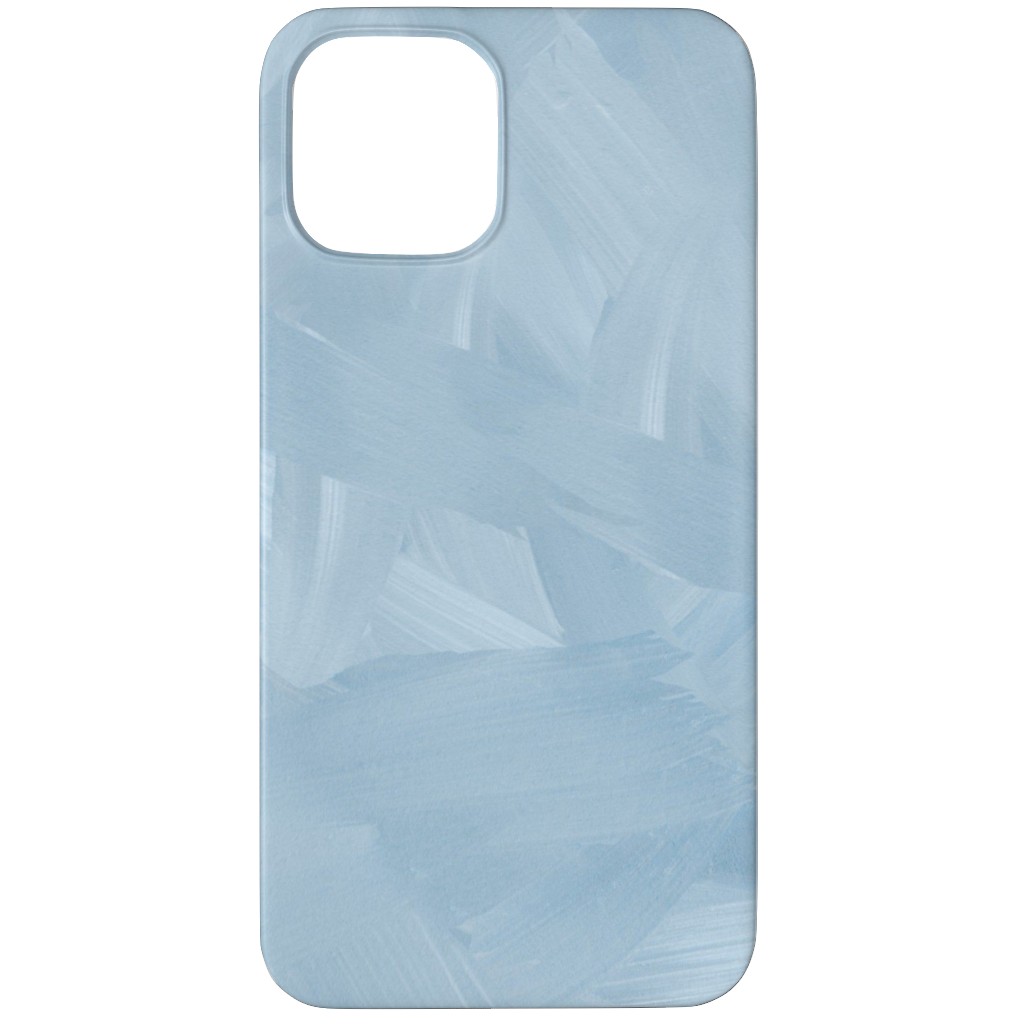 Brushstroke Wash - Light Blue Phone Case, Silicone Liner Case, Matte, iPhone 11 Pro, Blue, True Blue