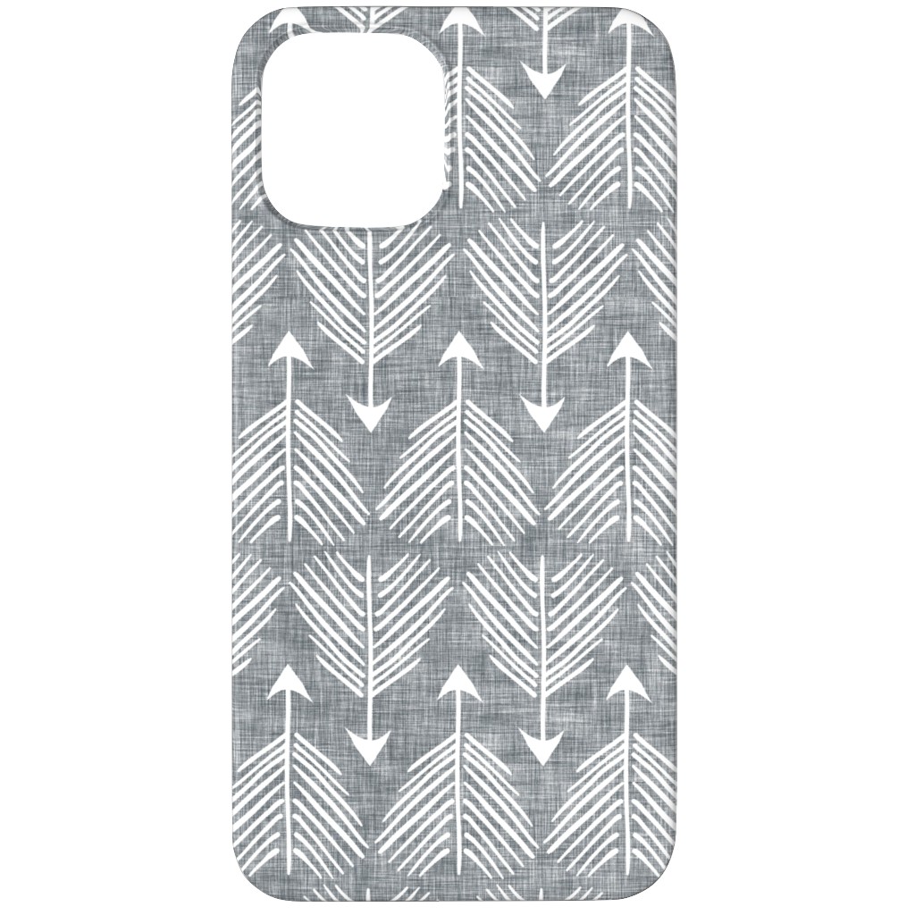 Django Arrows Phone Case, Silicone Liner Case, Matte, iPhone 11 Pro, Gray, Silver