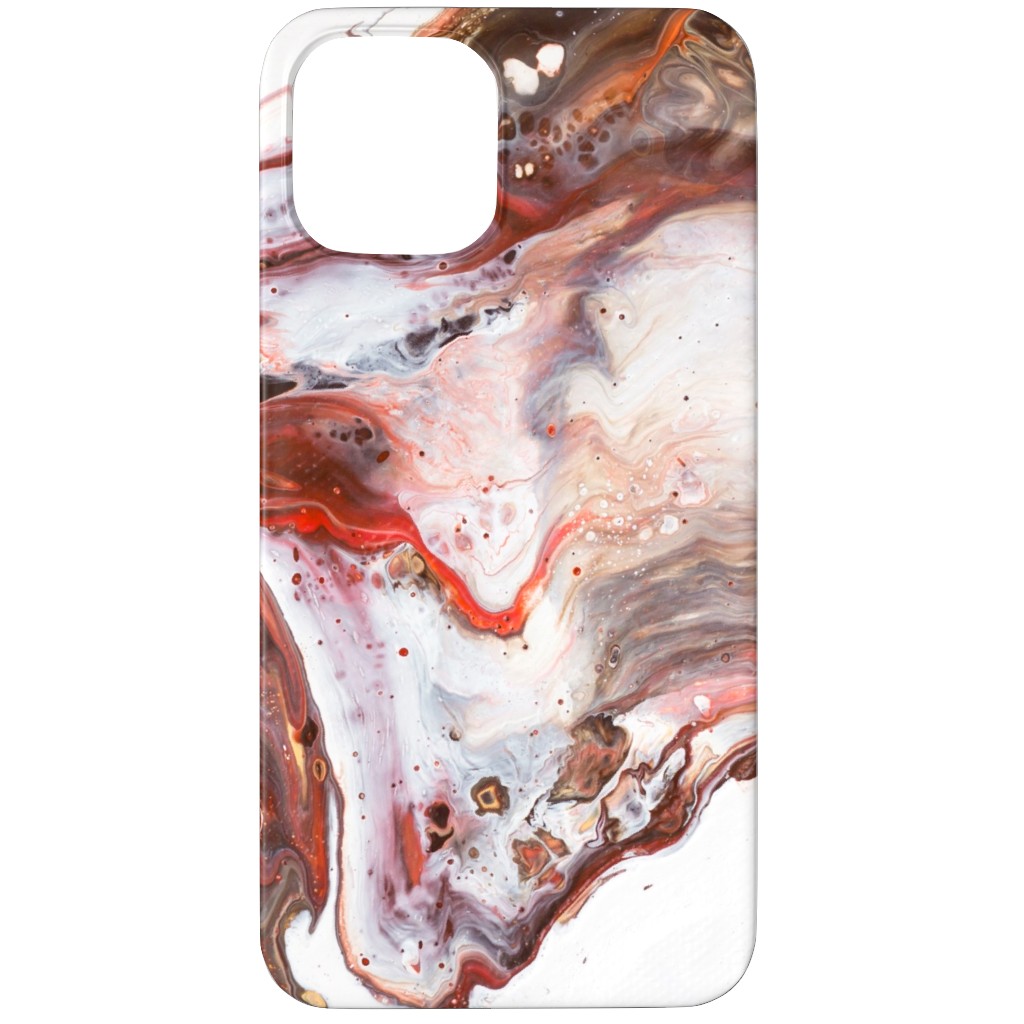 Acrylic Flow Phone Case, Silicone Liner Case, Matte, iPhone 11 Pro, Brown, Pebble