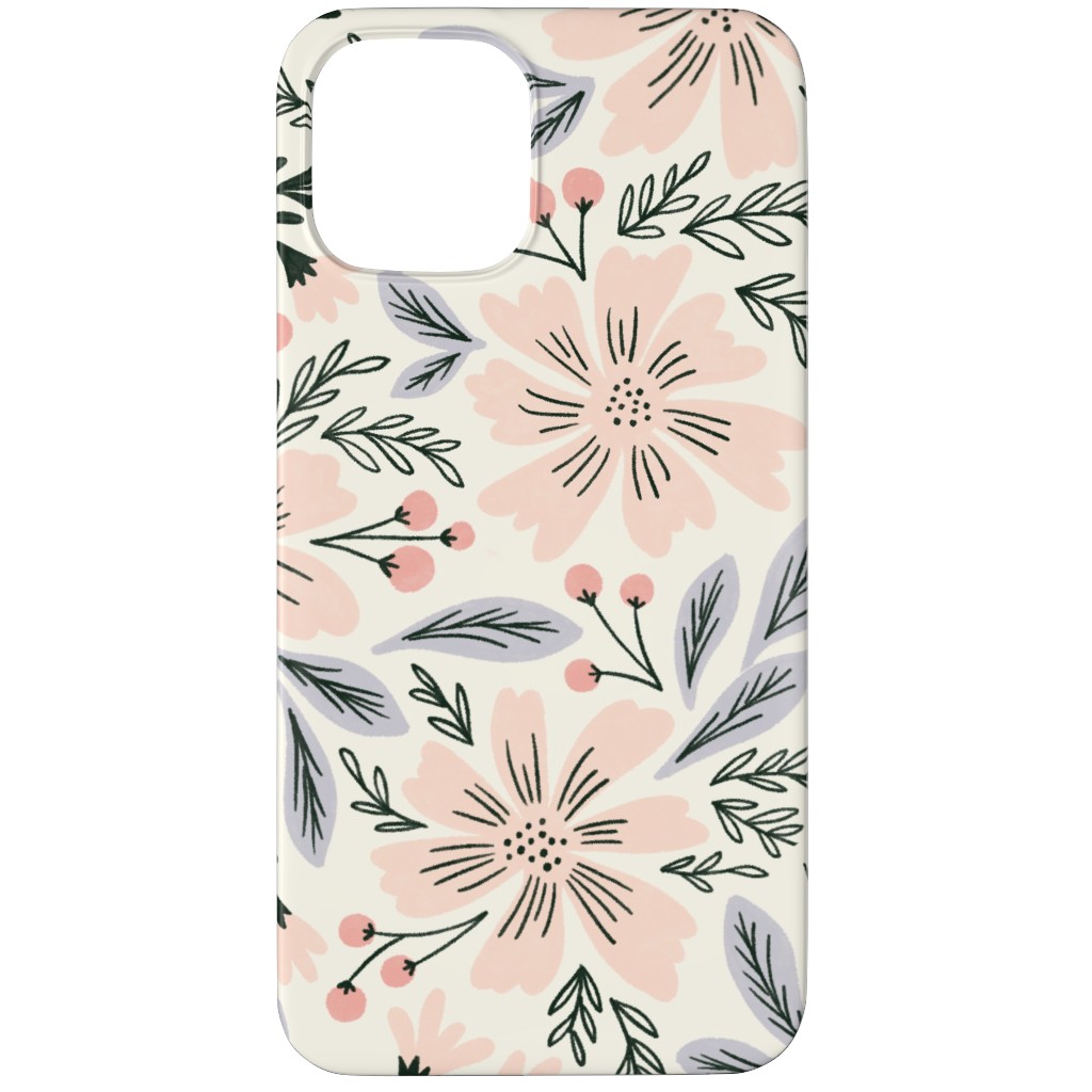 Flora - Pink Phone Case, Slim Case, Matte, iPhone 11 Pro, Pink, Bright Pink